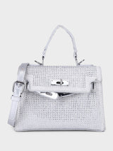 The Muse Silver Clutch