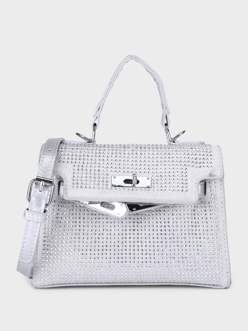 The Muse Silver Clutch