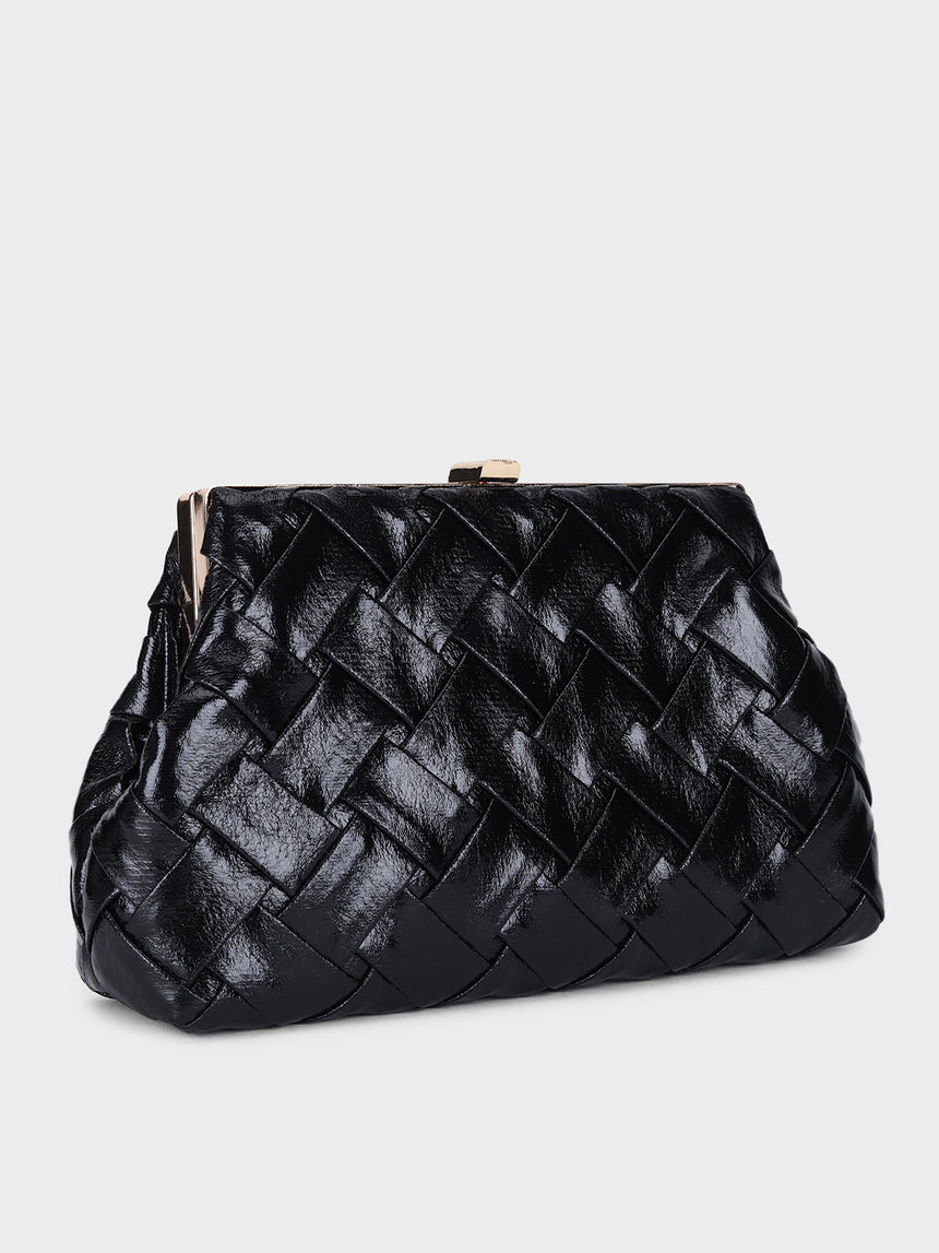 July Black Clutch