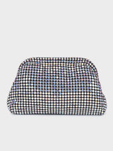 Edith Silver Clutch