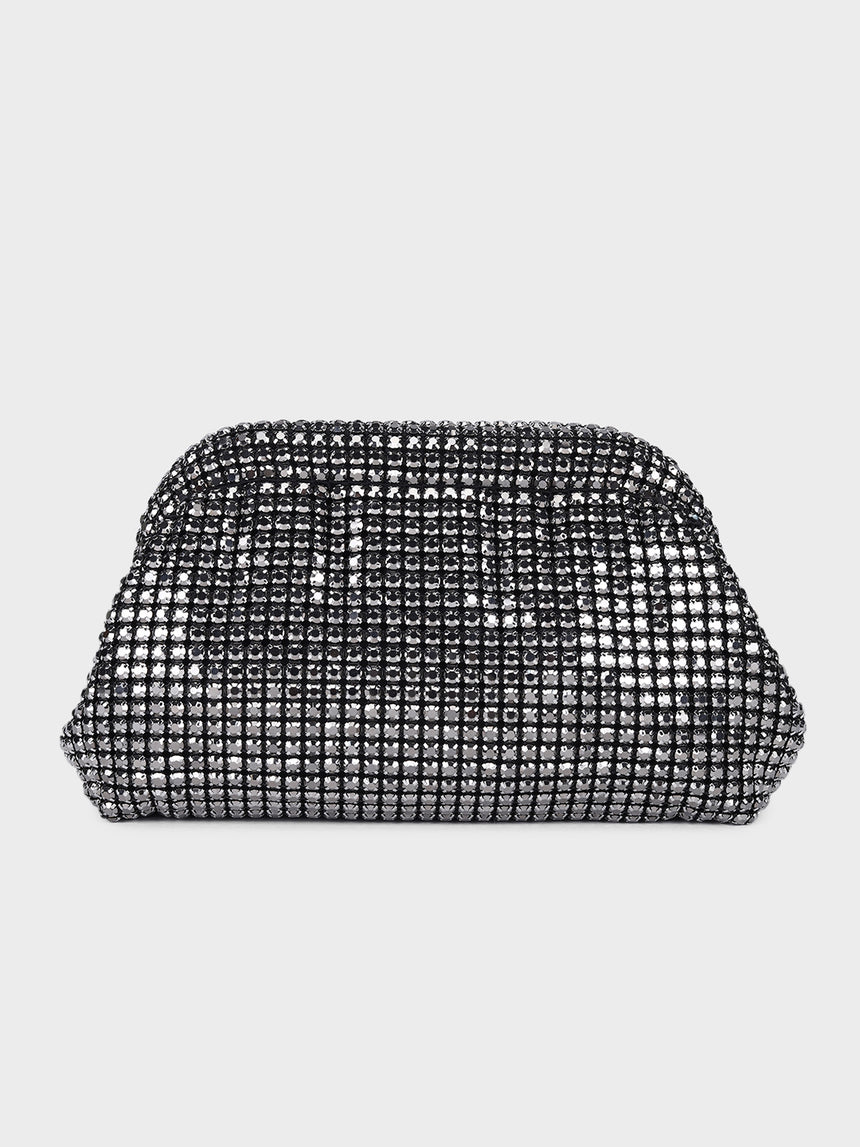 Edith Black Clutch