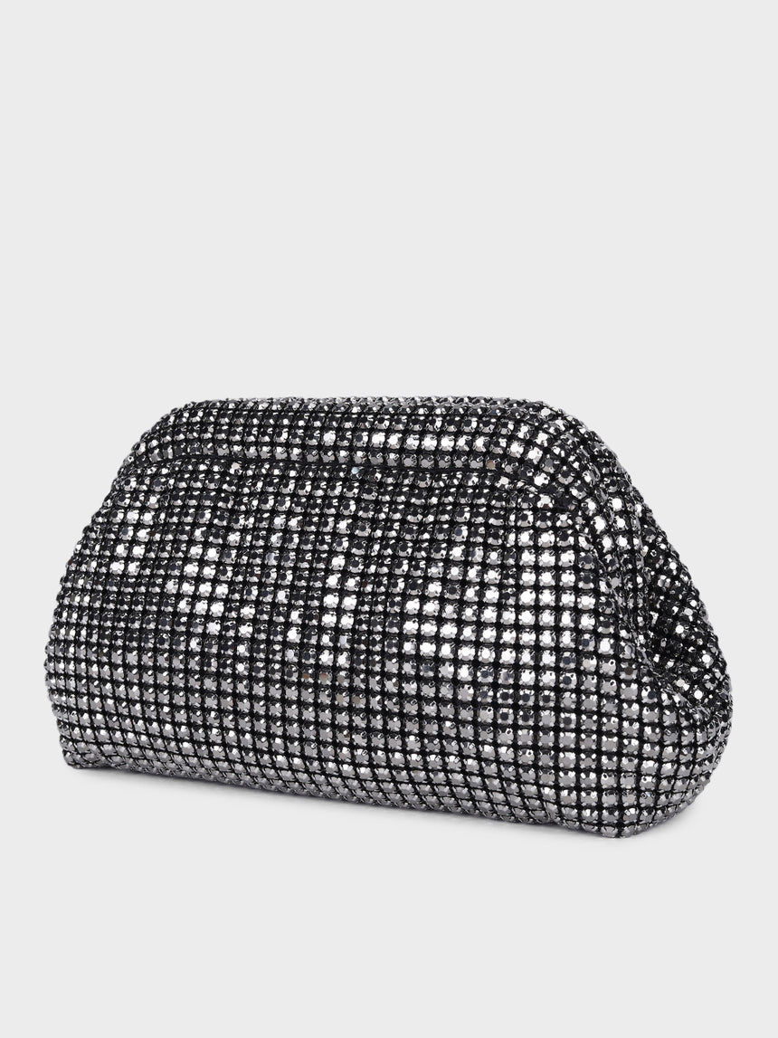 Edith Black Clutch