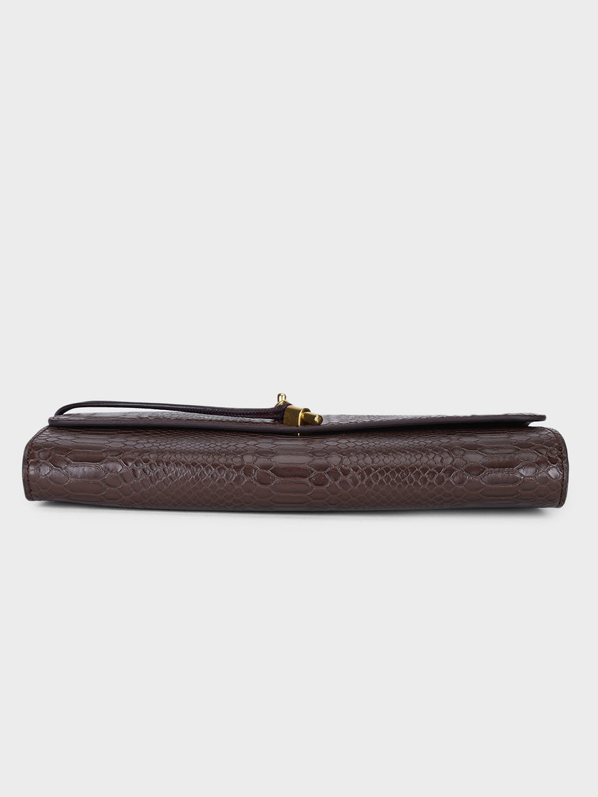 Elena Brown Clutch