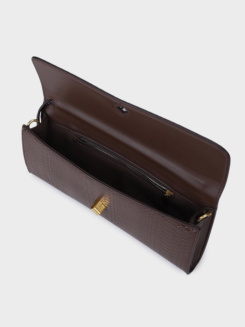 Elena Brown Clutch