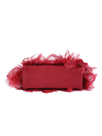 MINI WESST Women's Red Clutches