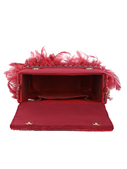 MINI WESST Women's Red Clutches
