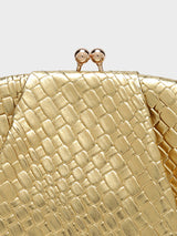 Agathe Gold Clutch