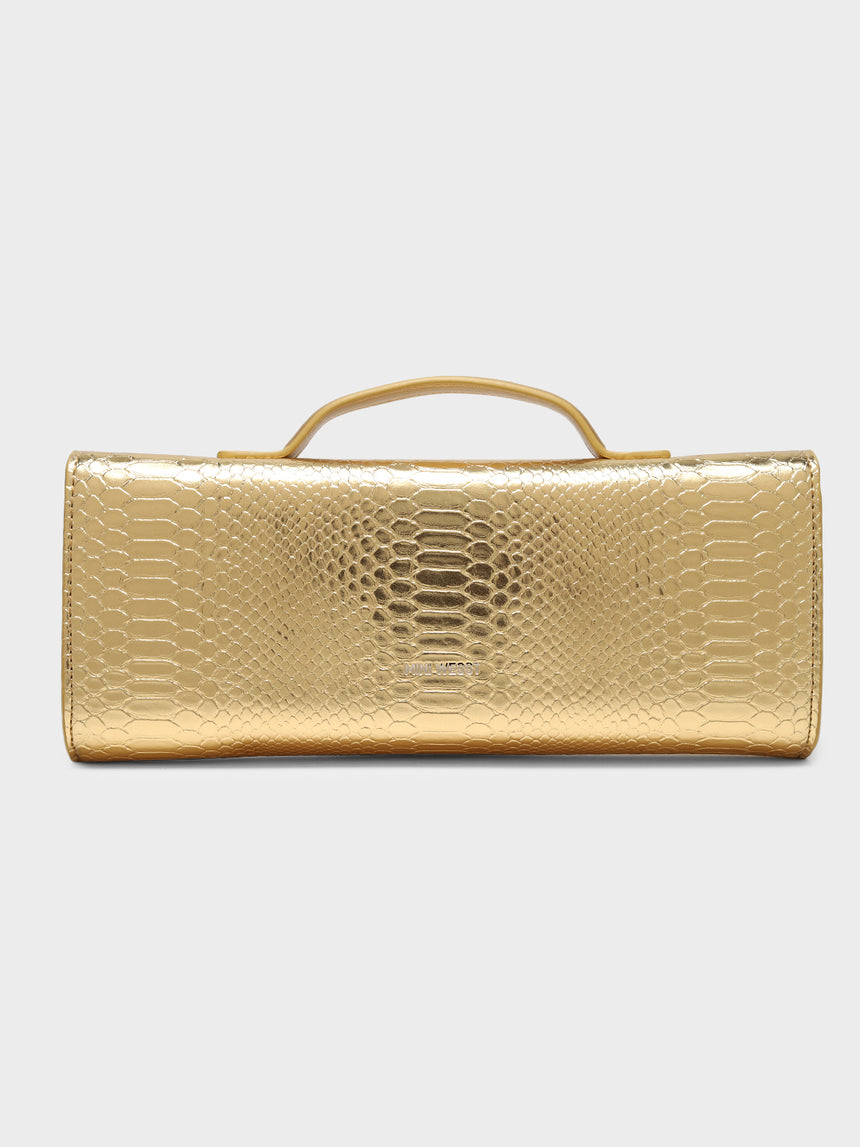 Elena Gold Clutch