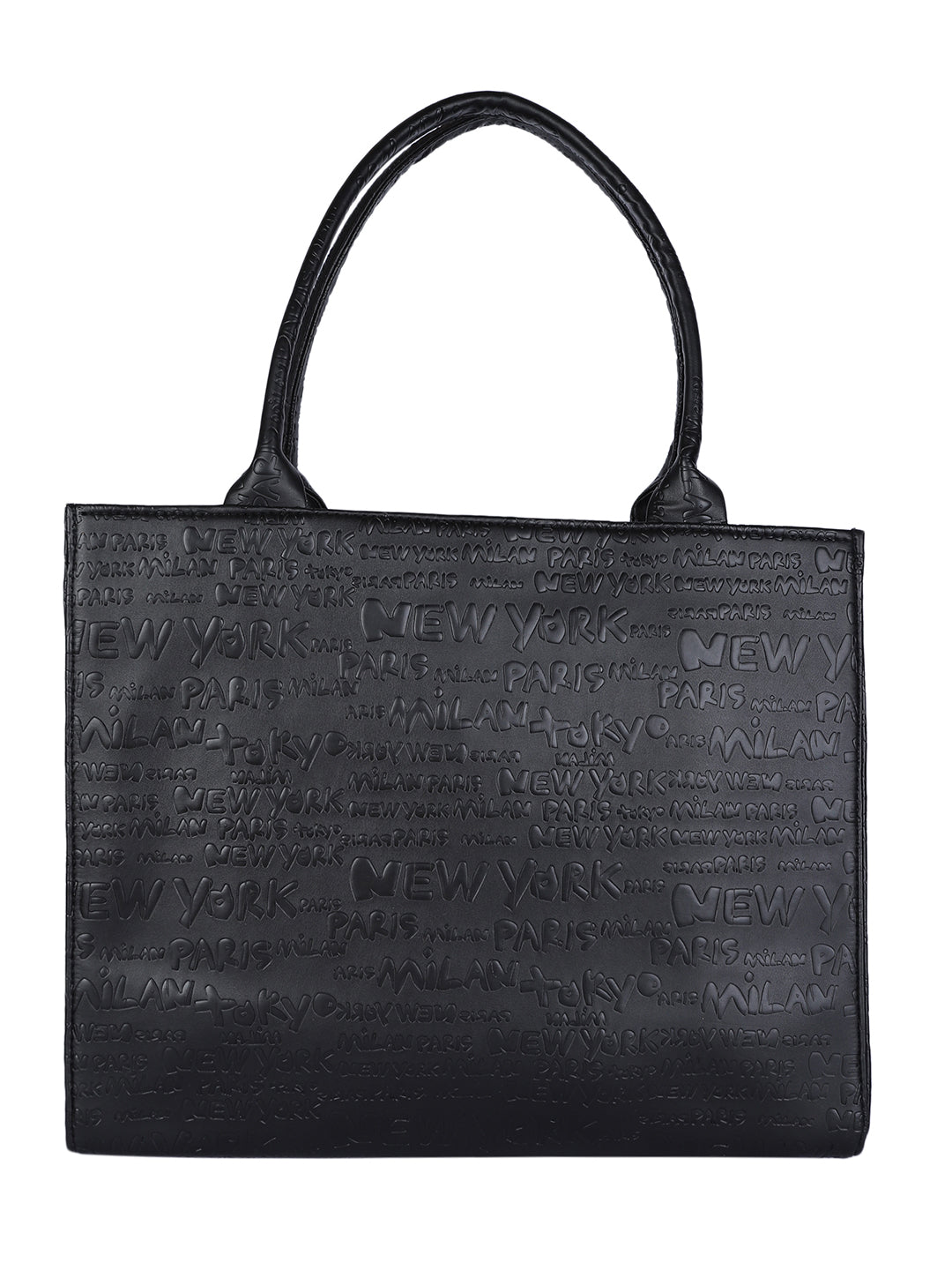 MINI WESST Women's Black Tote Bag