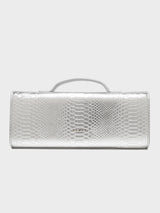 Elena Silver Clutch