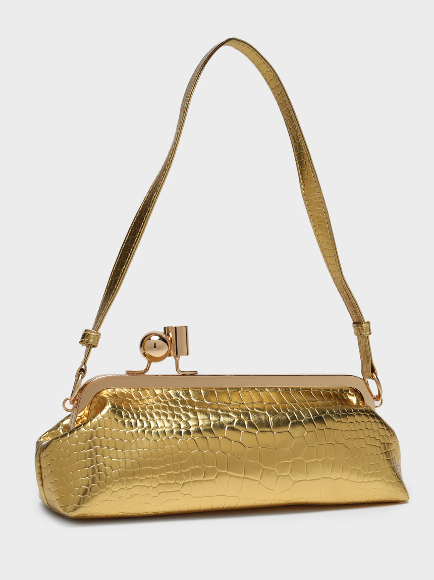 Paula Gold Clutch