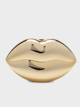 Mr. Lips Gold Clutch