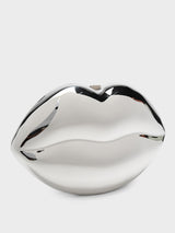 Mr. Lips Silver Clutch