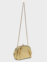 Agathe Gold Clutch