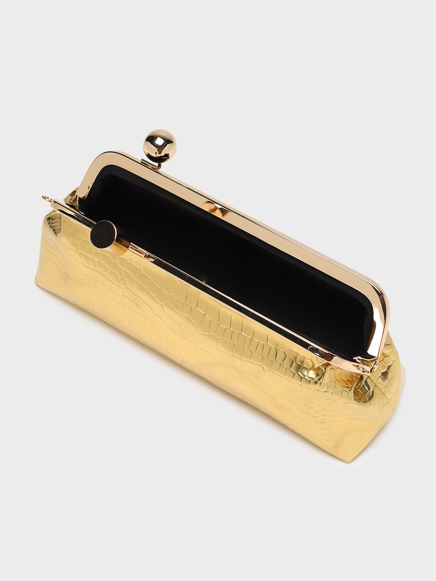 Paula Gold Clutch