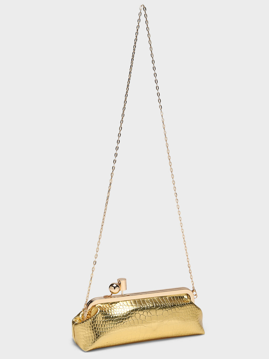 Paula Gold Clutch