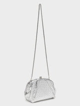 Agathe Silver Clutch