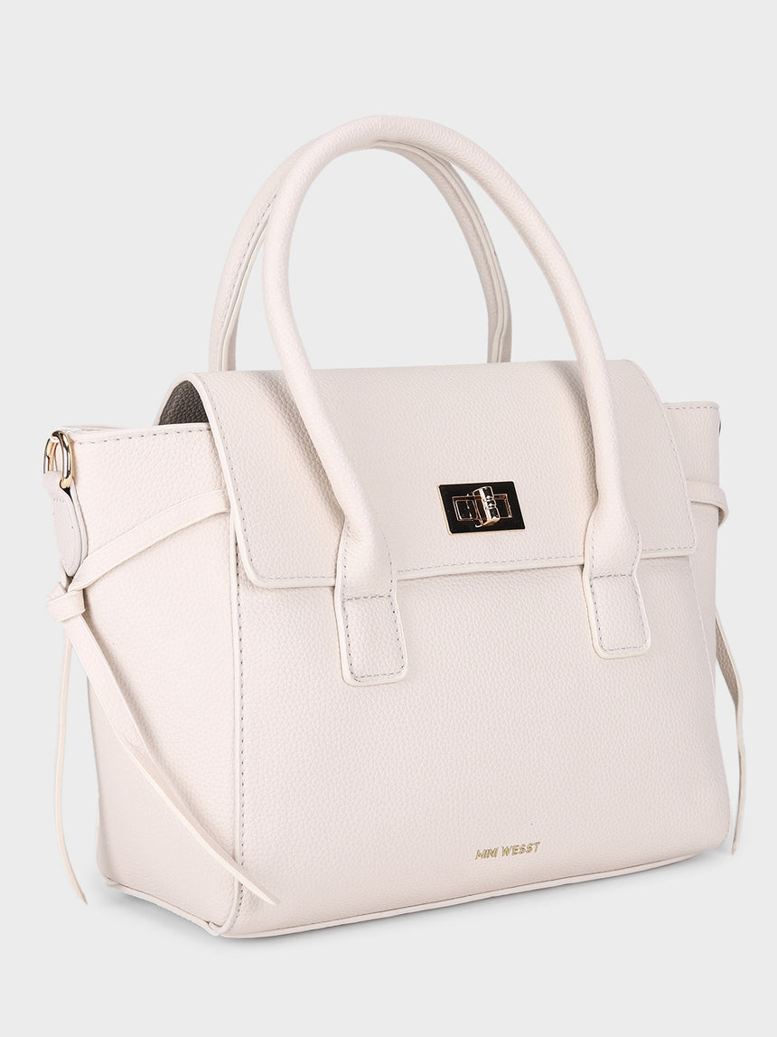 Blair White Handbag