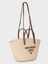 Beach Please Beige Tote Bag