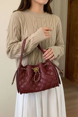 Dylan Maroon Handbag