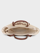 Beach Please Beige Tote Bag