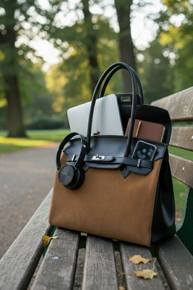 Henry Beige Tote Bag