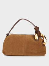 Blake Suede Beige Handbag