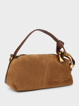 Blake Suede Beige Handbag