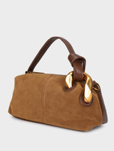 Blake Suede Beige Handbag