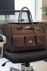 Hugo Jumbo Brown Tote