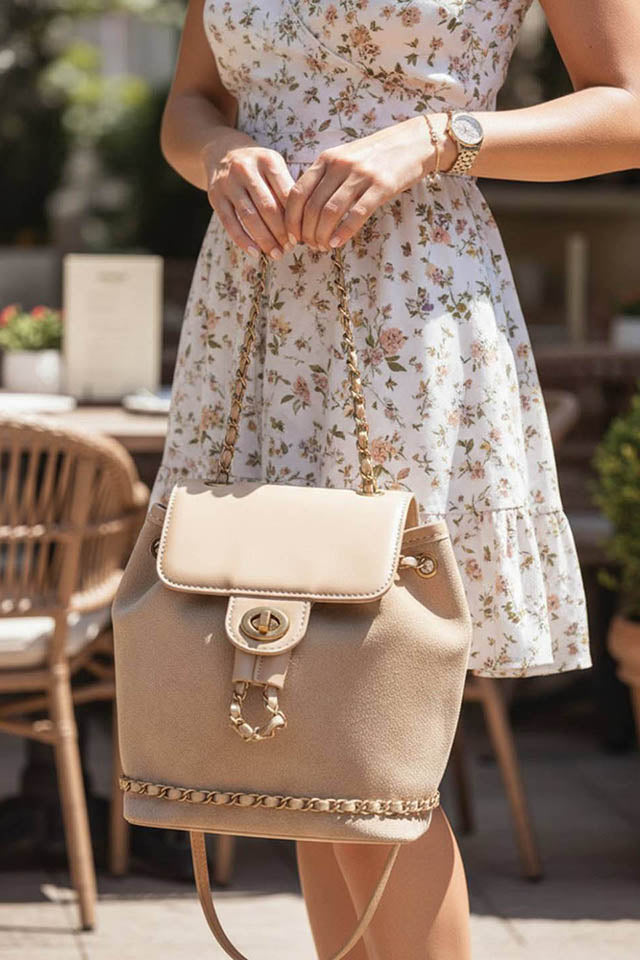 Brody Backpack Beige Sling