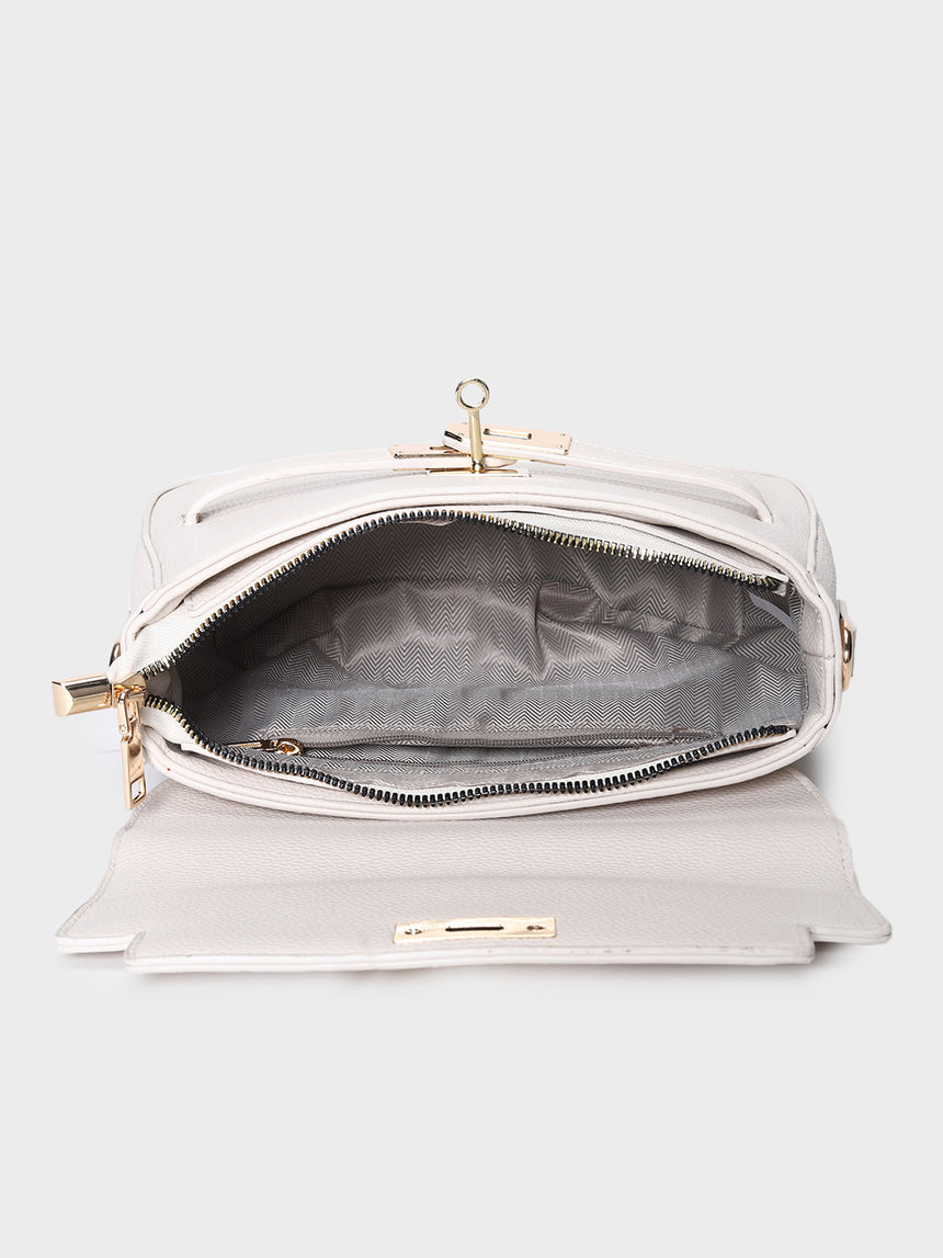 Mila Off White Sling Bag