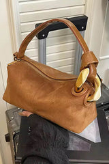 Blake Suede Beige Handbag