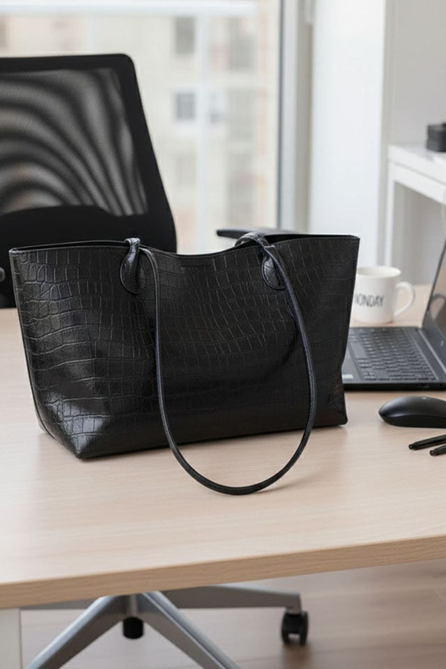 James Black Tote Bag