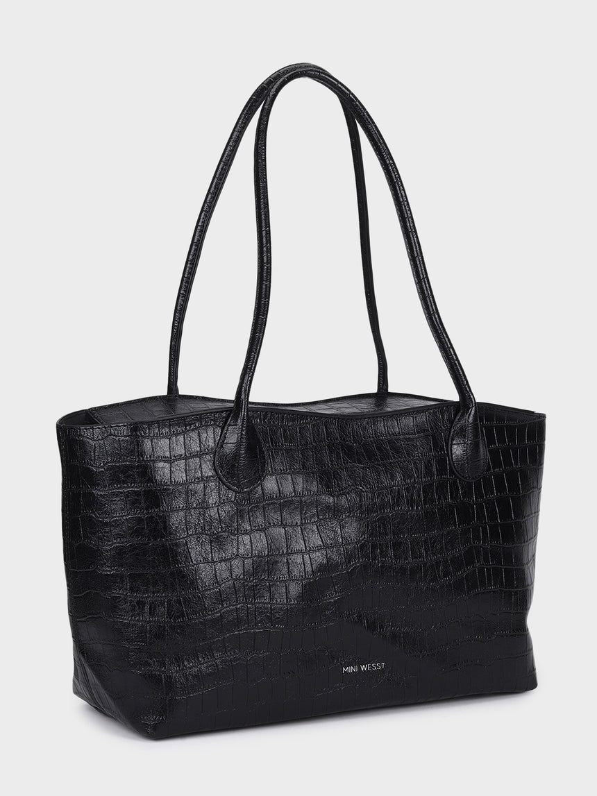 James Black Tote Bag