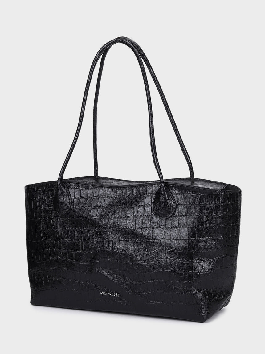 James Black Tote Bag