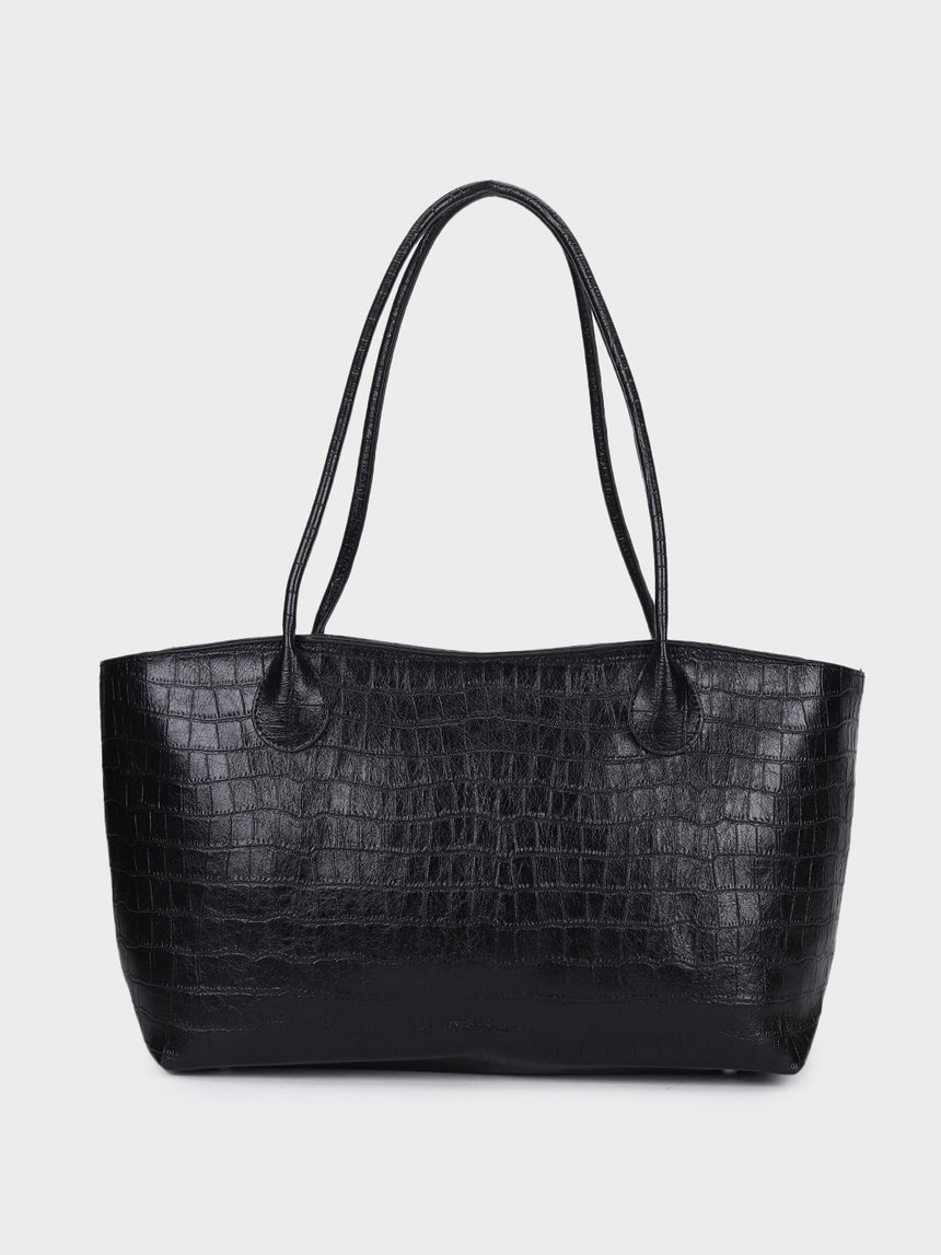 James Black Tote Bag