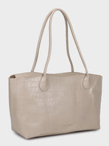 James Off White Tote Bag