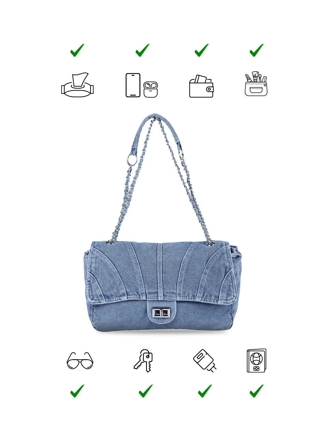 L.A Denim Bag