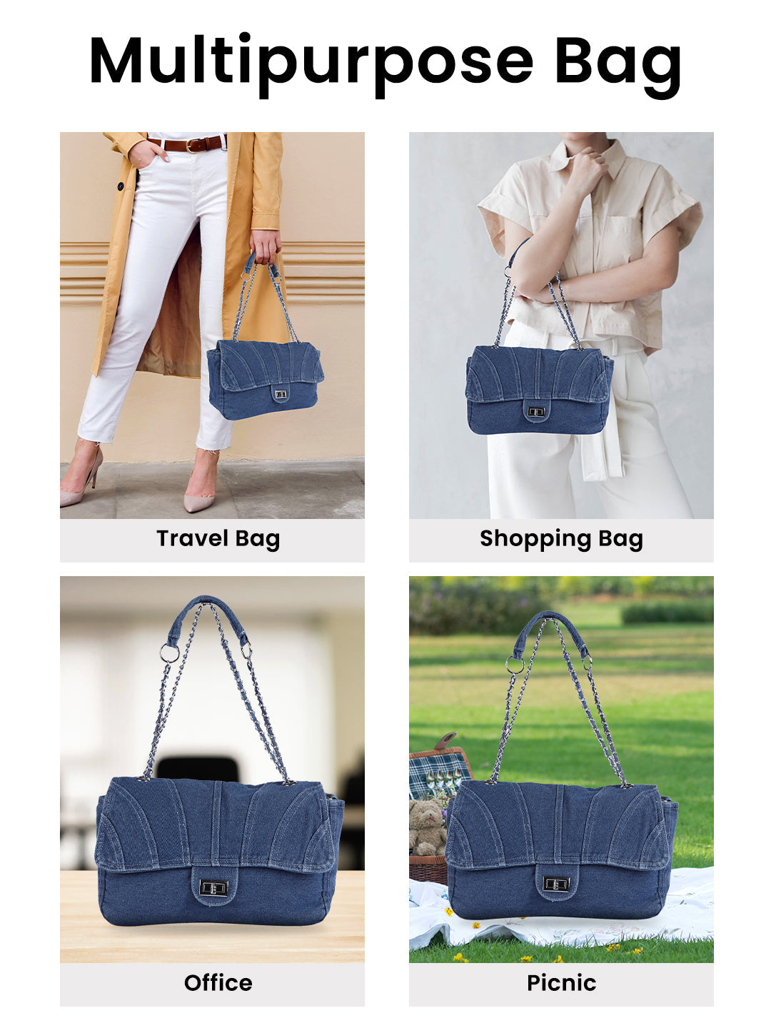 L.A Denim Bag