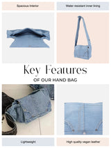 Denim Pocket Sling Bag