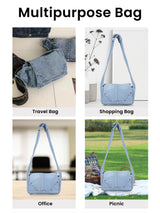 Denim Pocket Sling Bag