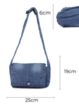 Denim Pocket Sling Bag