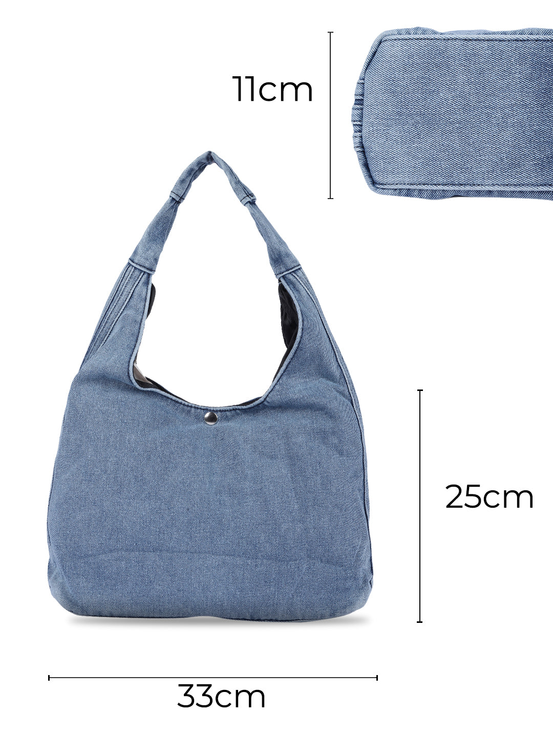 Denim Armhoulder Bag