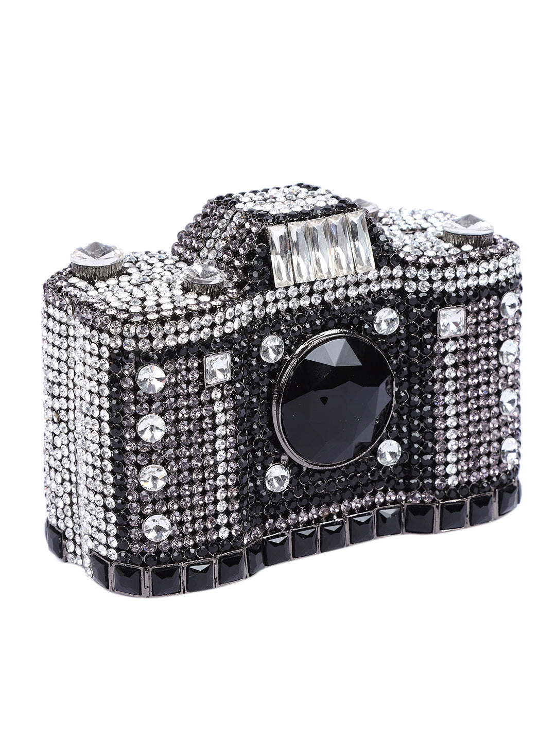 Camera Crystal Clutch