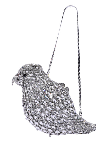 Bird Crystal Clutch