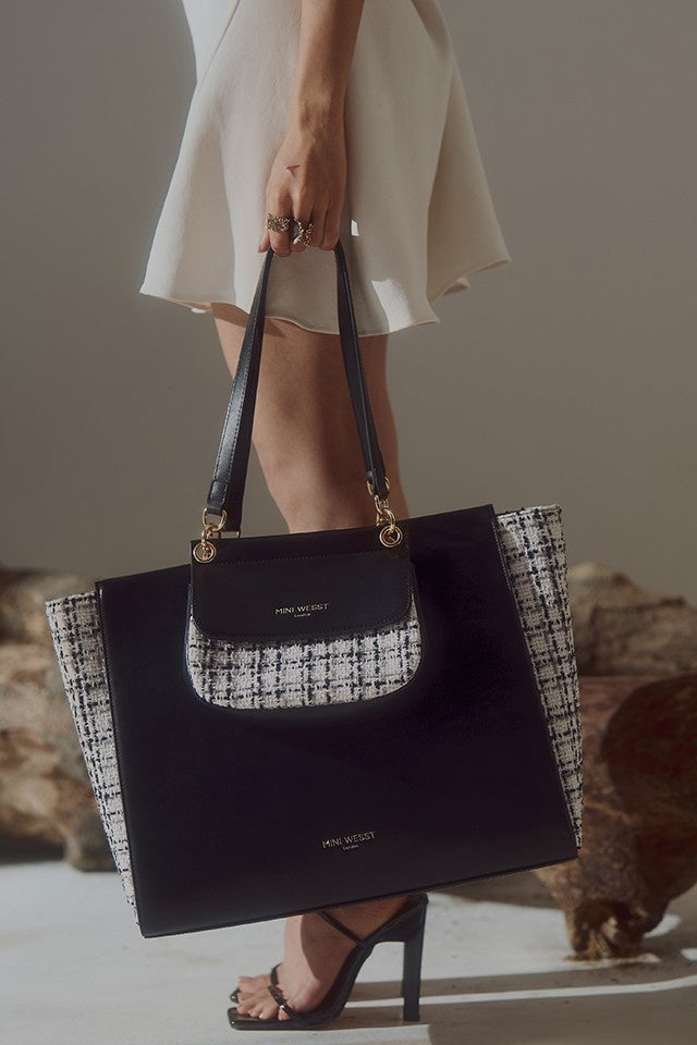 Jack & Jill White Tote