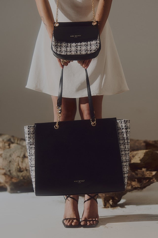 Jack & Jill White Tote