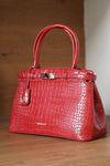 Sarah Maroon Handbag