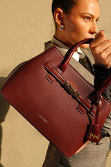 Zurich Maroon Handbag